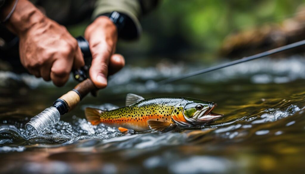 Brook trout fishing techniques