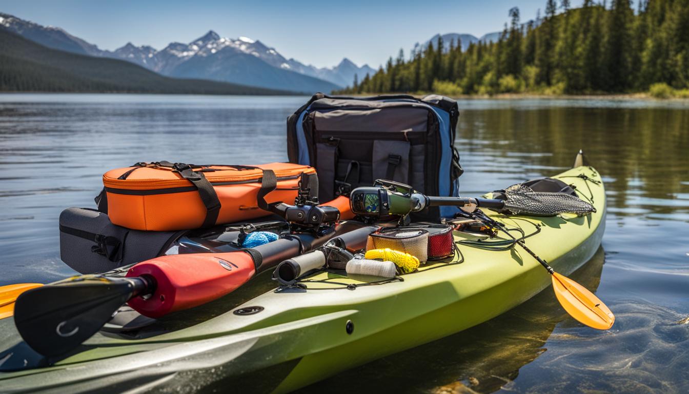 Kayak fishing accessories for a comfortable trip