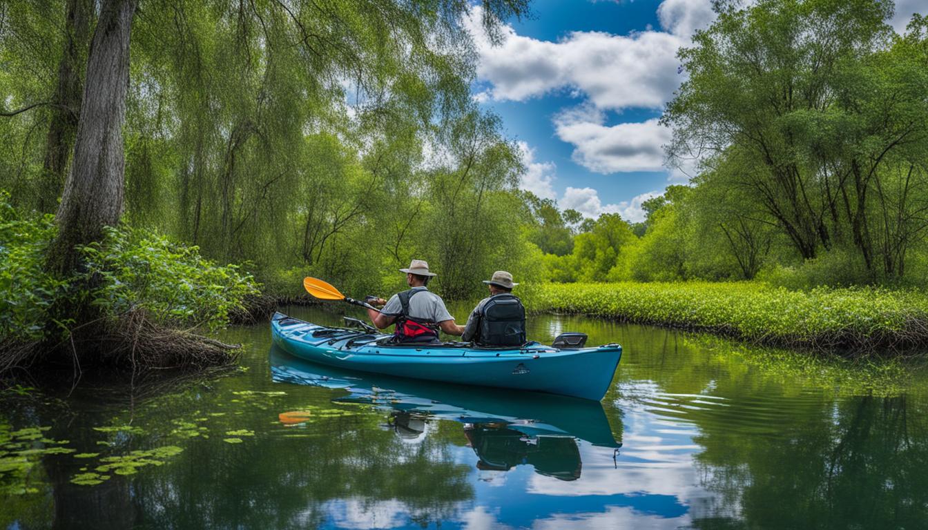 Kayak fishing techniques for catching big bass