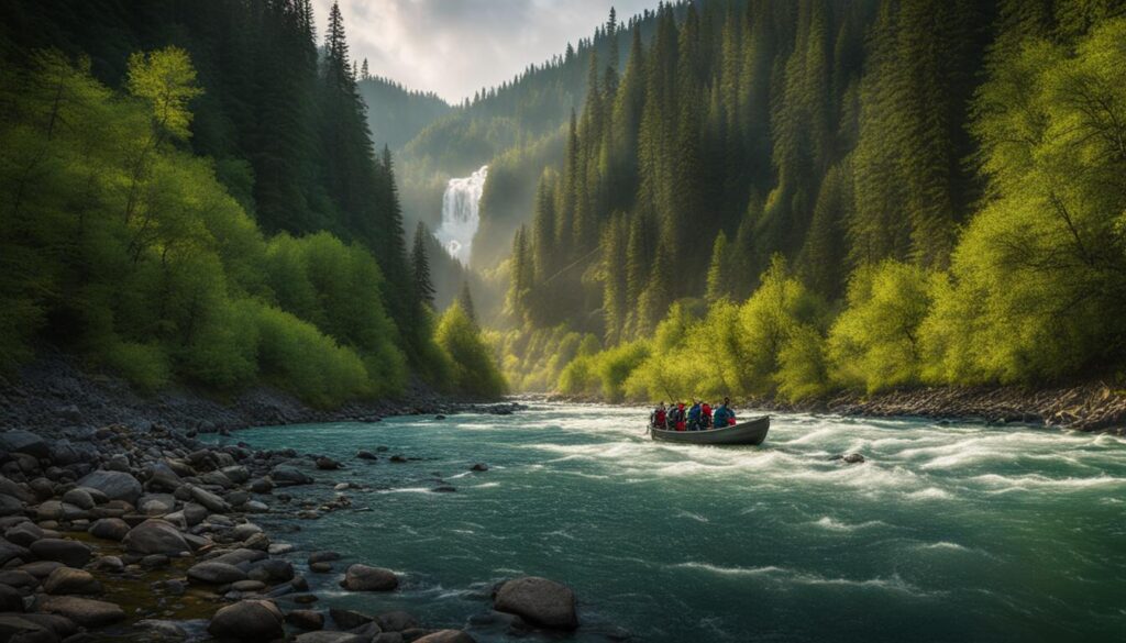 Salmon fishing in Alaska