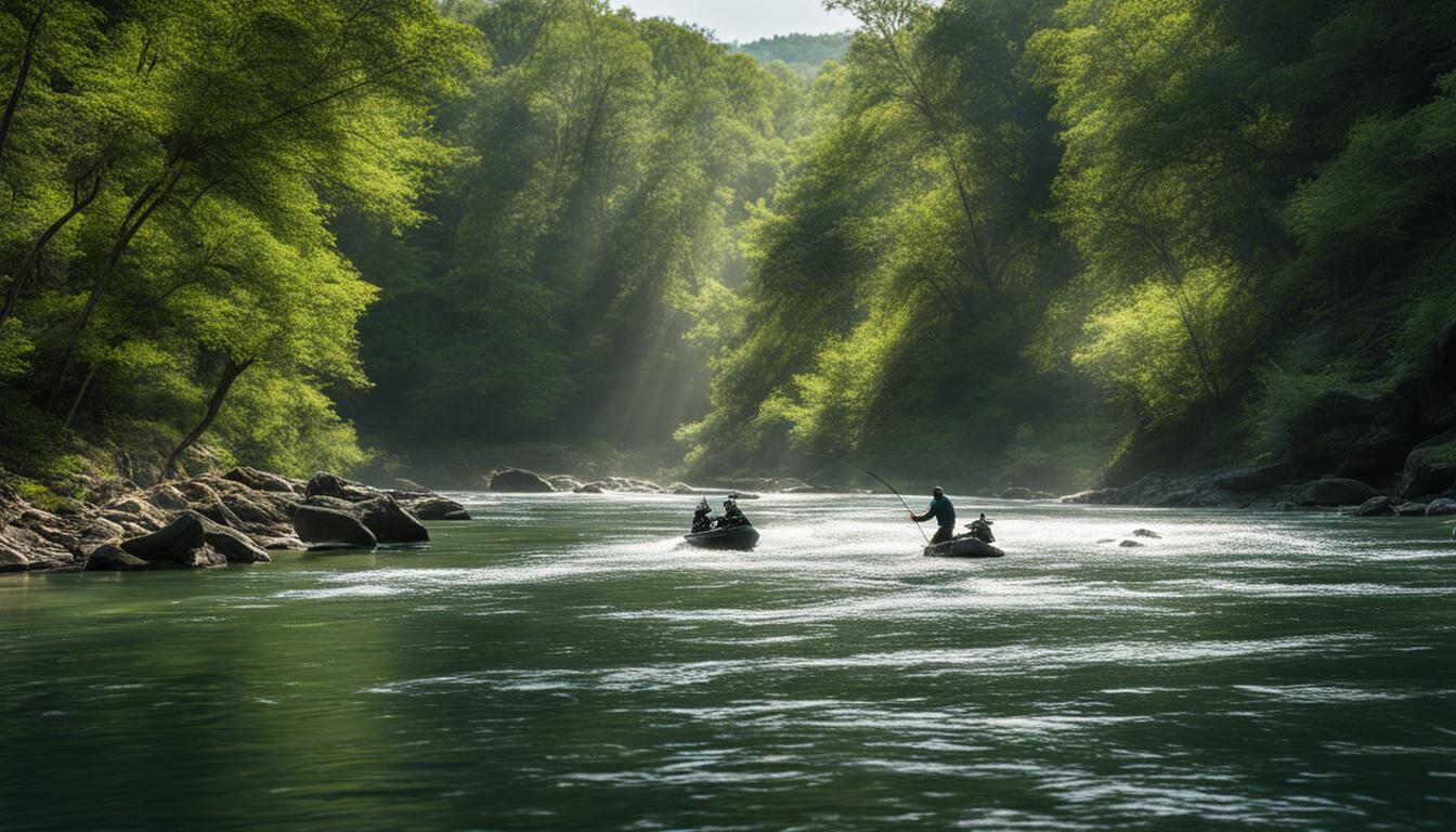 White bass runs in Oklahoma