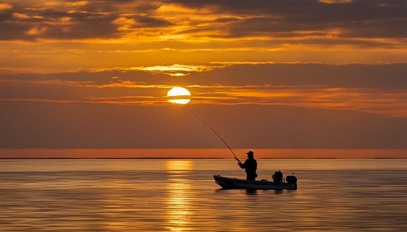 fishing for walleye in lake erie