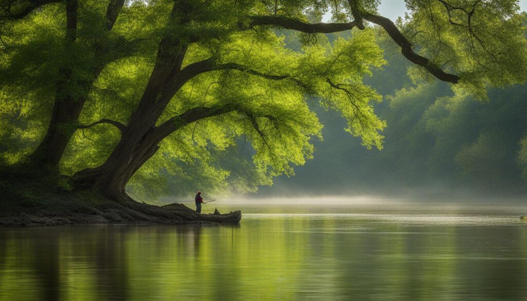 trout fishing on the Norfork River in Arkansas