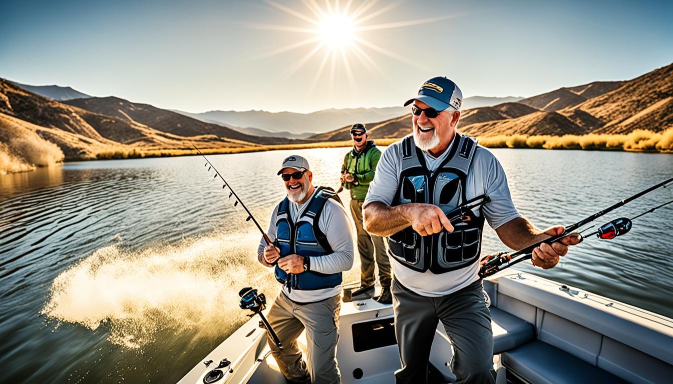 White bass jigging in California reservoirs