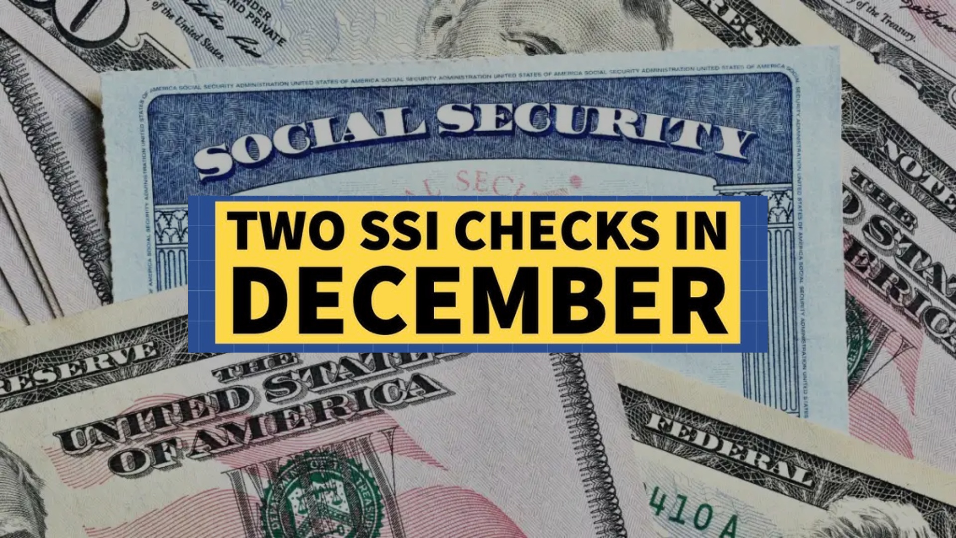 December Is Finally Here And Two Checks Are Coming From Social Security This Week – Find Out Who Gets One