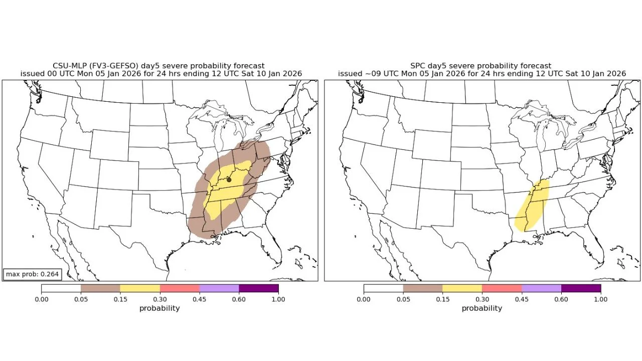Severe Weather Risk Rises for Mid-South and Ohio Valley Ahead of Friday Storm