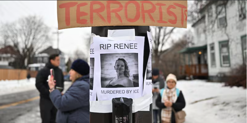 Wife of Minnesota Woman Killed in ICE Shooting Says Couple Was Supporting Neighbors