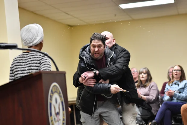 Man Arrested for Spraying Rep. Ilhan Omar with Unknown Substance at Minneapolis Town Hall