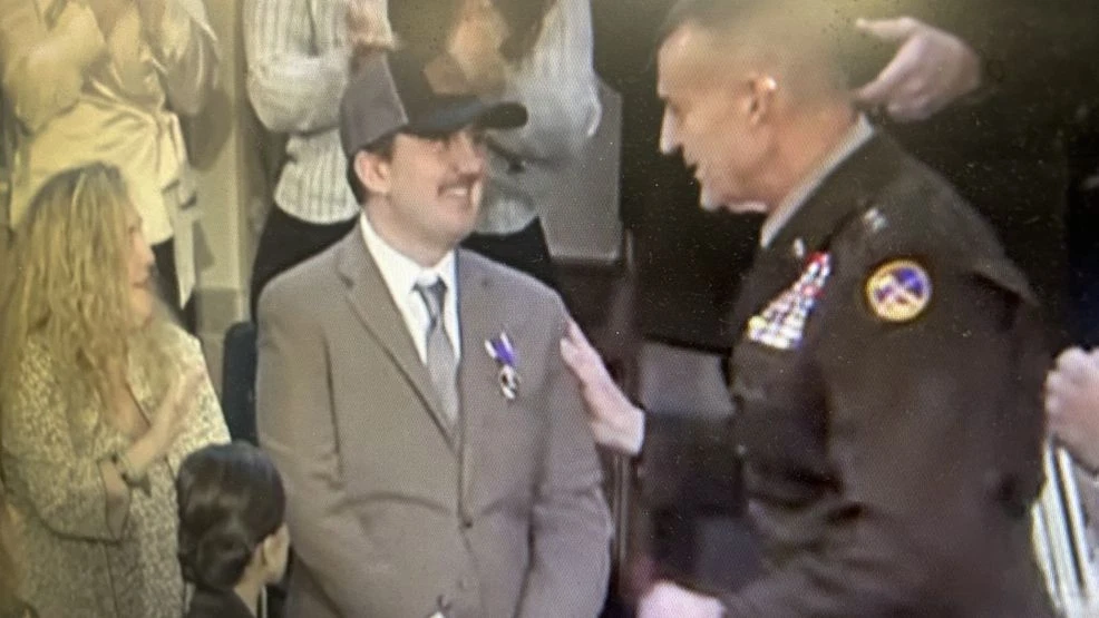 WV Guard Members Shot in the Line of Duty Receive Purple Hearts