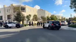 Irvine police rescue 4 trapped upstairs, arrest knife suspect after hourslong standoff