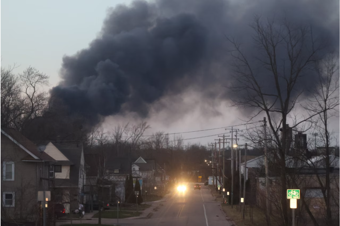 Firefighters Battle Recycling Facility Fire in Kalamazoo for Hours