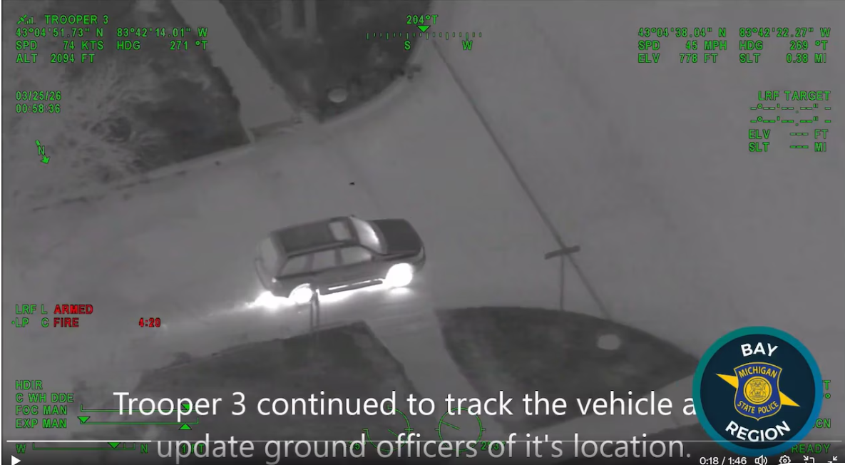 Police helicopter helps track down home invasion suspects in Flint