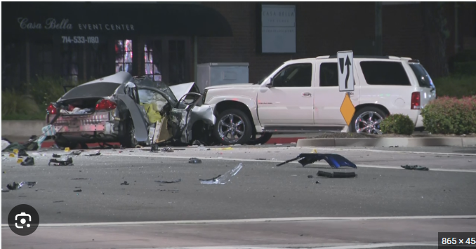 2 Dead, 3 Critically Injured in High-Speed Multi-Vehicle Crash in Anaheim