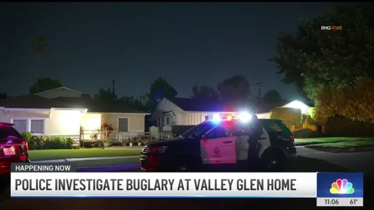 LAPD Probes Valley Glen Home Burglary Amid Rising Crime Wave in San Fernando Valley