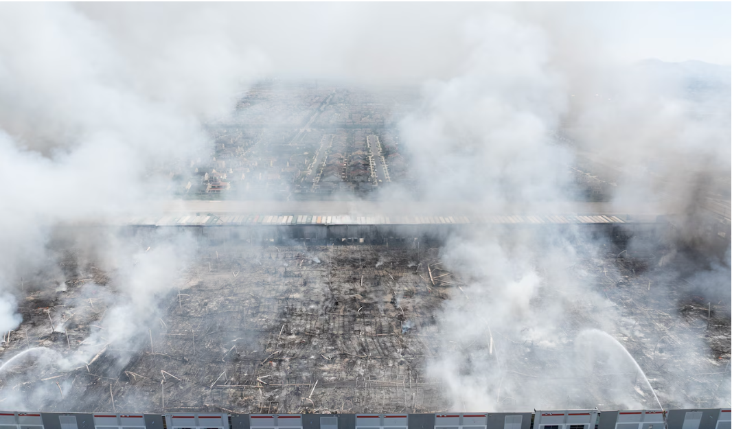 Chamel Abdulkarim Accused of Filming Himself Setting Massive Ontario Warehouse Fire